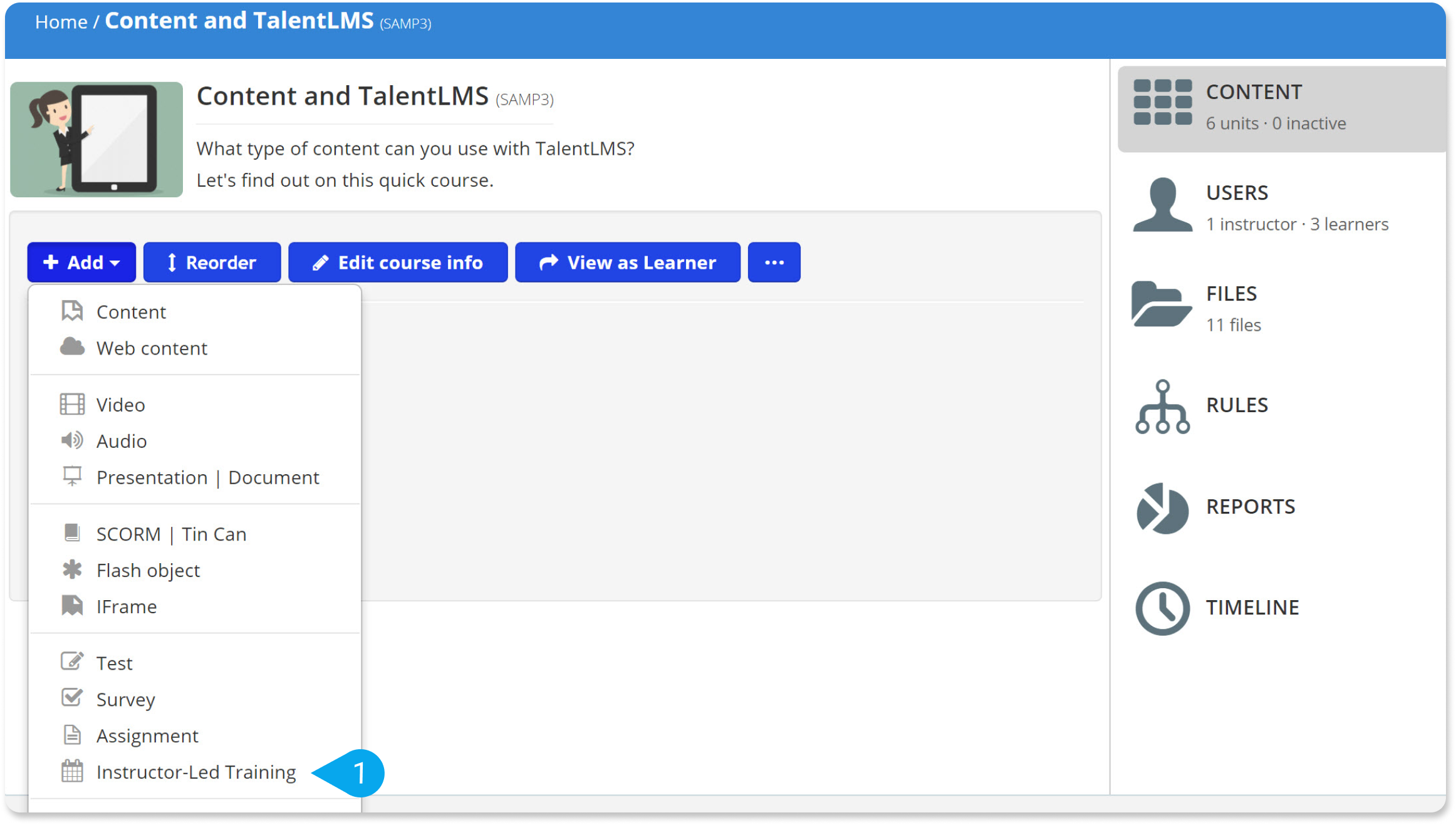 在TalentLMS中创建ILT会话- TalentLMS博客